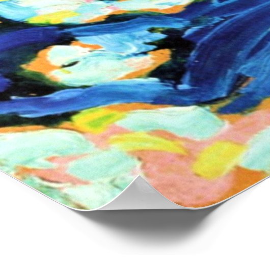 Kandinsky - Kochel, Graveyard en Rectory Poster (Hoek)