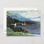 Kandinsky - Kochel, kleurrijk landschapsschilderij Briefkaart (Voorkant / Achterkant)