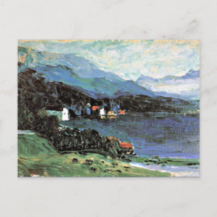 Kandinsky - Kochel, kleurrijk landschapsschilderij Briefkaart