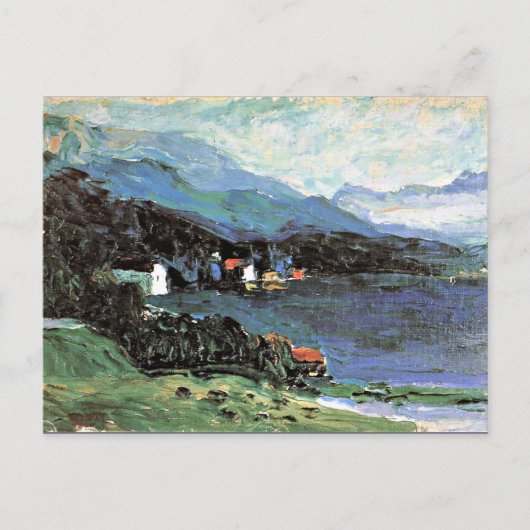 Kandinsky - Kochel, kleurrijk landschapsschilderij Briefkaart (Voorkant)