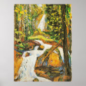 Kandinsky - Kochel: Waterfall I, Poster (Voorkant)