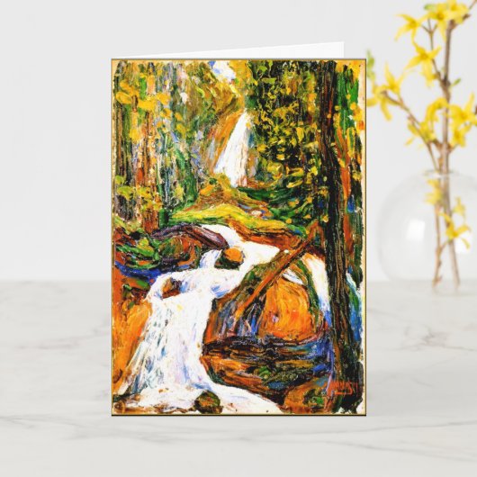 Kandinsky - Kochel - Waterval I Kaart (Gele Bloem)