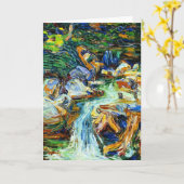 Kandinsky - Kochel - Waterval II Kaart (Gele Bloem)