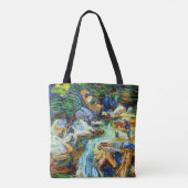 Kandinsky - Kochel - Waterval II Tote Bag (Achterkant)