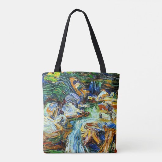 Kandinsky - Kochel - Waterval II Tote Bag (Achterkant)