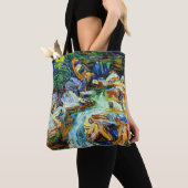 Kandinsky - Kochel - Waterval II Tote Bag (Dichtbij)