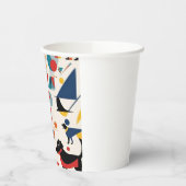 Kandinsky kunst & Hondenliefhebber Papieren Bekers (Links)