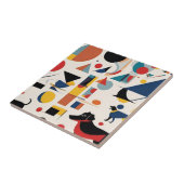 Kandinsky kunst & Hondenliefhebber / Tegeltje (Zijkant)