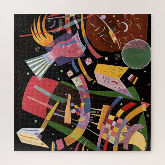 Kandinsky kunstwerk, Compositie X, Legpuzzel (Horizontaal)