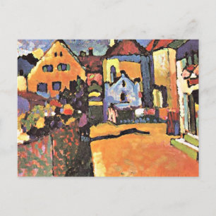 Kandinsky-kunstwerk, Grungasse in Murnau, Briefkaart