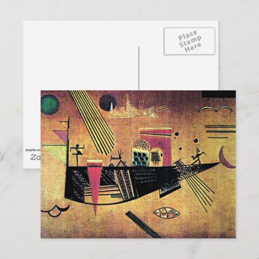 Kandinsky - Kwetsbaar Briefkaart (Voorkant / Achterkant)