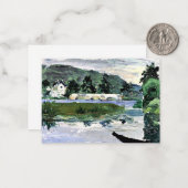 Kandinsky - Landschap met brug Notitiekaartje (Voorkant / Achterkant in situ)