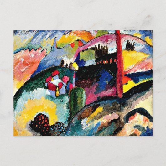 Kandinsky - Landschap met de Factory Chimney Briefkaart (Voorkant)