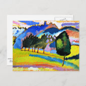 Kandinsky - Landschap met glooiende heuvels Briefkaart (Voorkant / Achterkant)