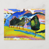 Kandinsky - Landschap met glooiende heuvels Briefkaart (Voorkant)