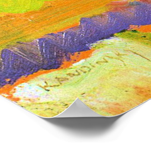 Kandinsky - Landschap met het Poster Rolling Hills (Hoek)