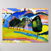 Kandinsky - Landschap met het Poster Rolling Hills (Voorkant)