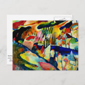 Kandinsky - Landschap met Regen Briefkaart (Voorkant / Achterkant)