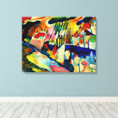Kandinsky - Landschap met Regen Canvas Afdruk (Insitu (Houten vloer))