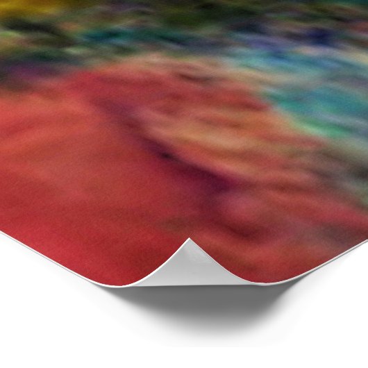 Kandinsky - Landschap met Regen Poster (Hoek)