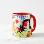 Kandinsky - Landschap met Rode Spots Mok (Voorkant rechts)