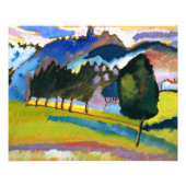 Kandinsky - Landschap met Rolling Hills Foto Afdruk (Voorkant)