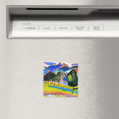 Kandinsky - Landschap met Rolling Hills Magneet (Insitu (Vaatwasser))