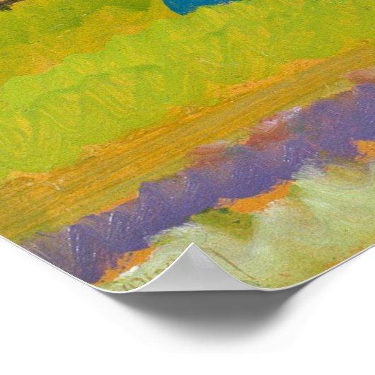 Kandinsky - Landschap met Rolling Hills Poster (Hoek)