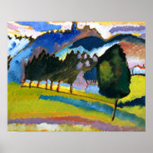 Kandinsky - Landschap met Rolling Hills Poster (Voorkant)