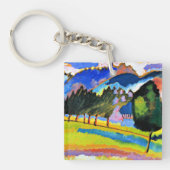 Kandinsky - Landschap met Rolling Hills Sleutelhanger (Voorkant)