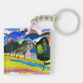 Kandinsky - Landschap met Rolling Hills Sleutelhanger (Achterkant)