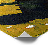 Kandinsky - Landschap nabij Murnau met locomotief Poster (Hoek)