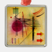 Kandinsky - Levendig, populair abstract schilderij Metalen Ornament (Voorkant)