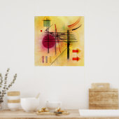 Kandinsky - Levendig, populaire abstracte schilder Poster (Keuken)