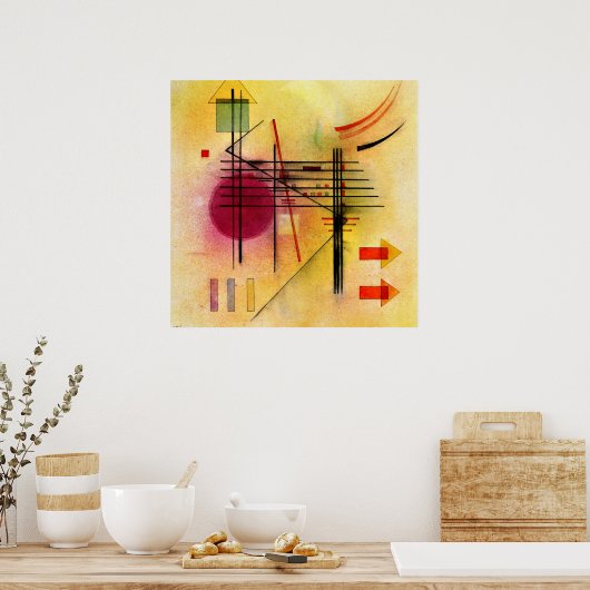 Kandinsky - Levendig, populaire abstracte schilder Poster (Keuken)