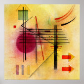 Kandinsky - Levendig, populaire abstracte schilder Poster (Voorkant)