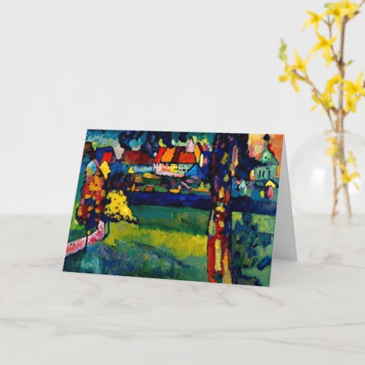 Kandinsky - Levensboom Kaart (Gele Bloem)