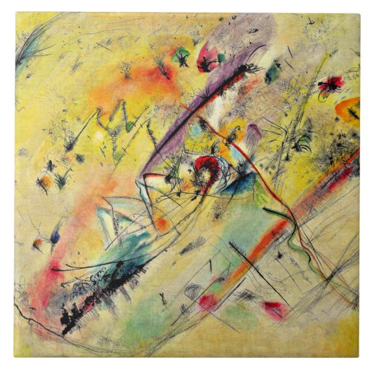 Kandinsky - Licht Beeld, Tegeltje (Voorkant)