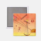 Kandinsky - Light Attachment, beroemd schilderij, Magneet (Voorkant / Achterkant)