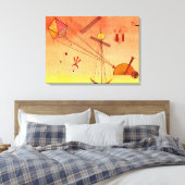 Kandinsky - Light Attachment Canvas Afdruk (Insitu (Slaapkamer))