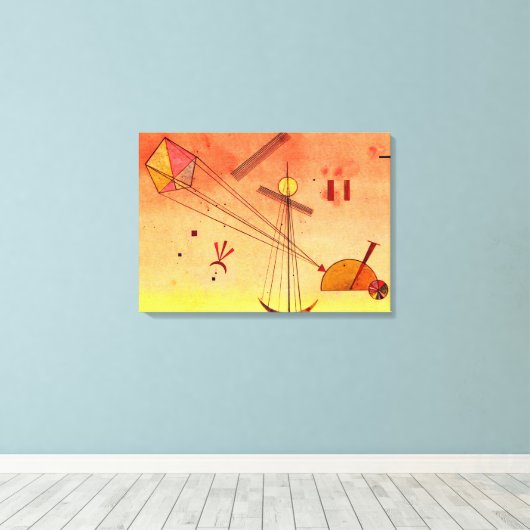 Kandinsky - Light Attachment Canvas Afdruk (Insitu (Houten vloer))
