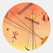 Kandinsky - Light Attachment Ronde Sticker (Voorkant)