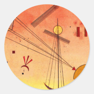 Kandinsky - Light Attachment Ronde Sticker
