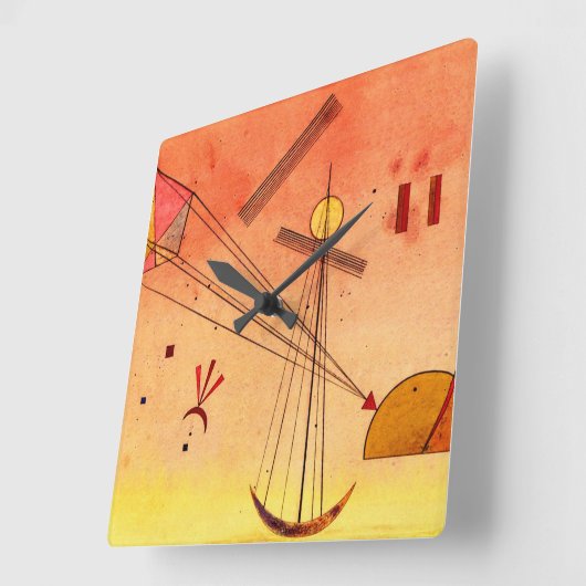 Kandinsky - Light Attachment Vierkante Klok (Hoek)