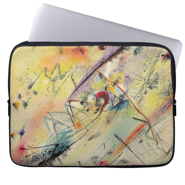 Kandinsky - Light Picture, Laptop Sleeve (Voorkant)