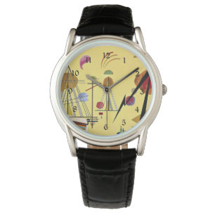 Kandinsky - Lijn-Vlek, abstracte kunst Horloge