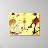 Kandinsky - Line-Spot, kleurrijk abstract schilder Canvas Afdruk (Voorkant)