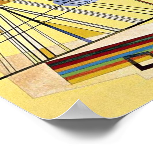 Kandinsky - Line-Spot Poster (Hoek)