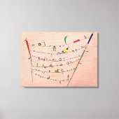 Kandinsky - Little Accents Canvas Afdruk (Voorkant)