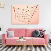 Kandinsky - Little Accents Canvas Afdruk (Insitu (Woonkamer))